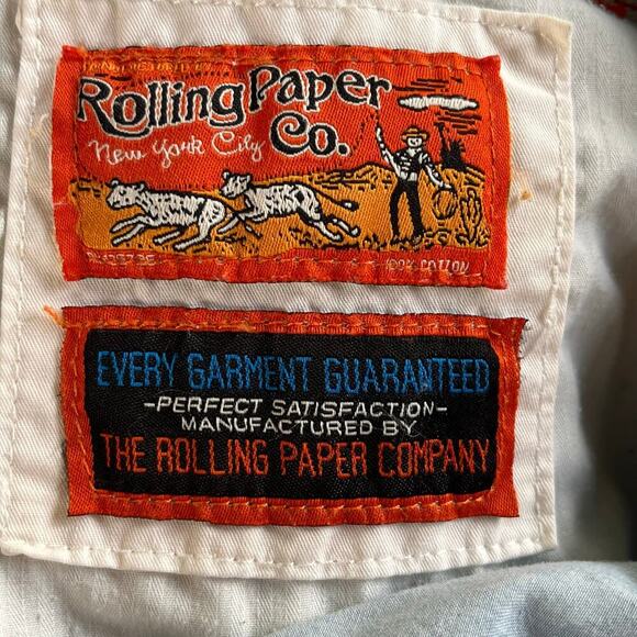 The Rolling Paper Company Women's Denim Snap Front Shirt Size M - Picture 5 of 7